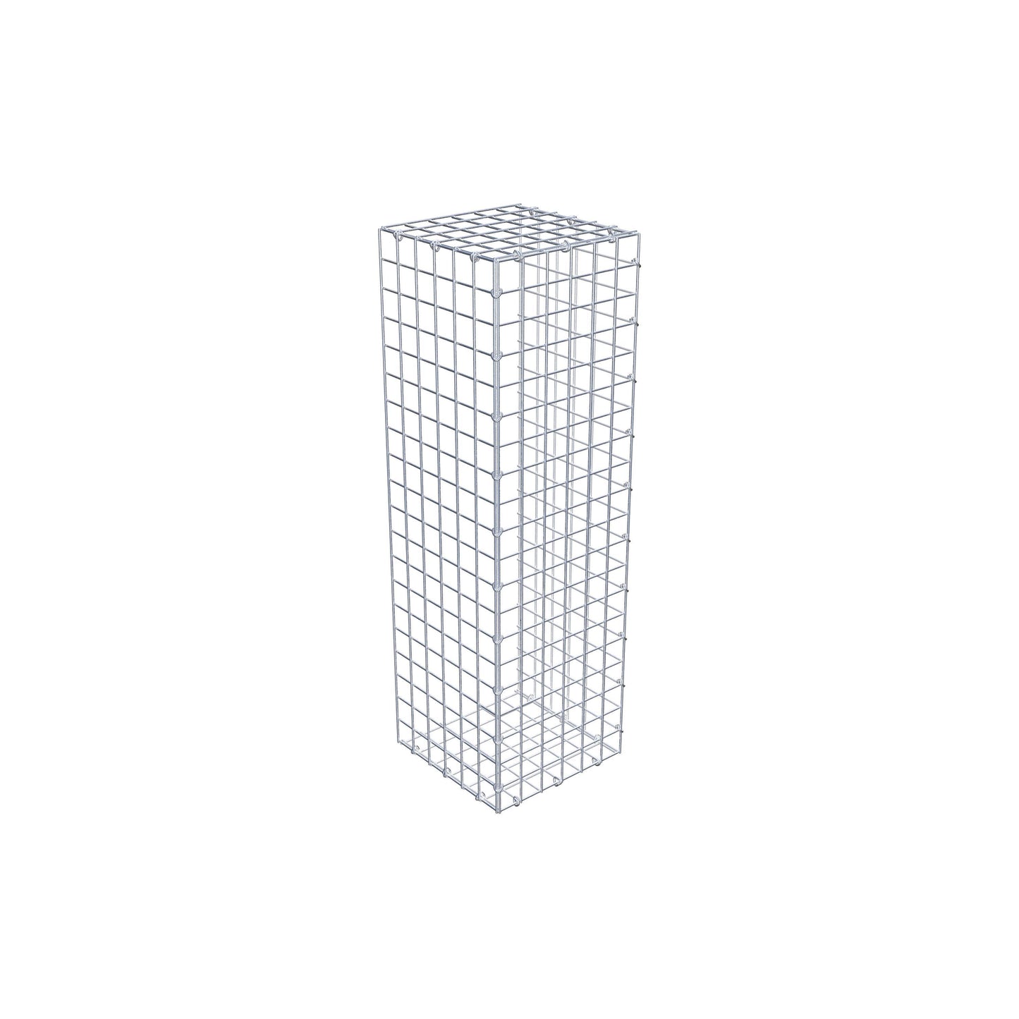 Gavión adicional tipo 2 100 cm x 30 cm x 30 cm (L x A x P), malla 5 cm x 5 cm, anillo en C