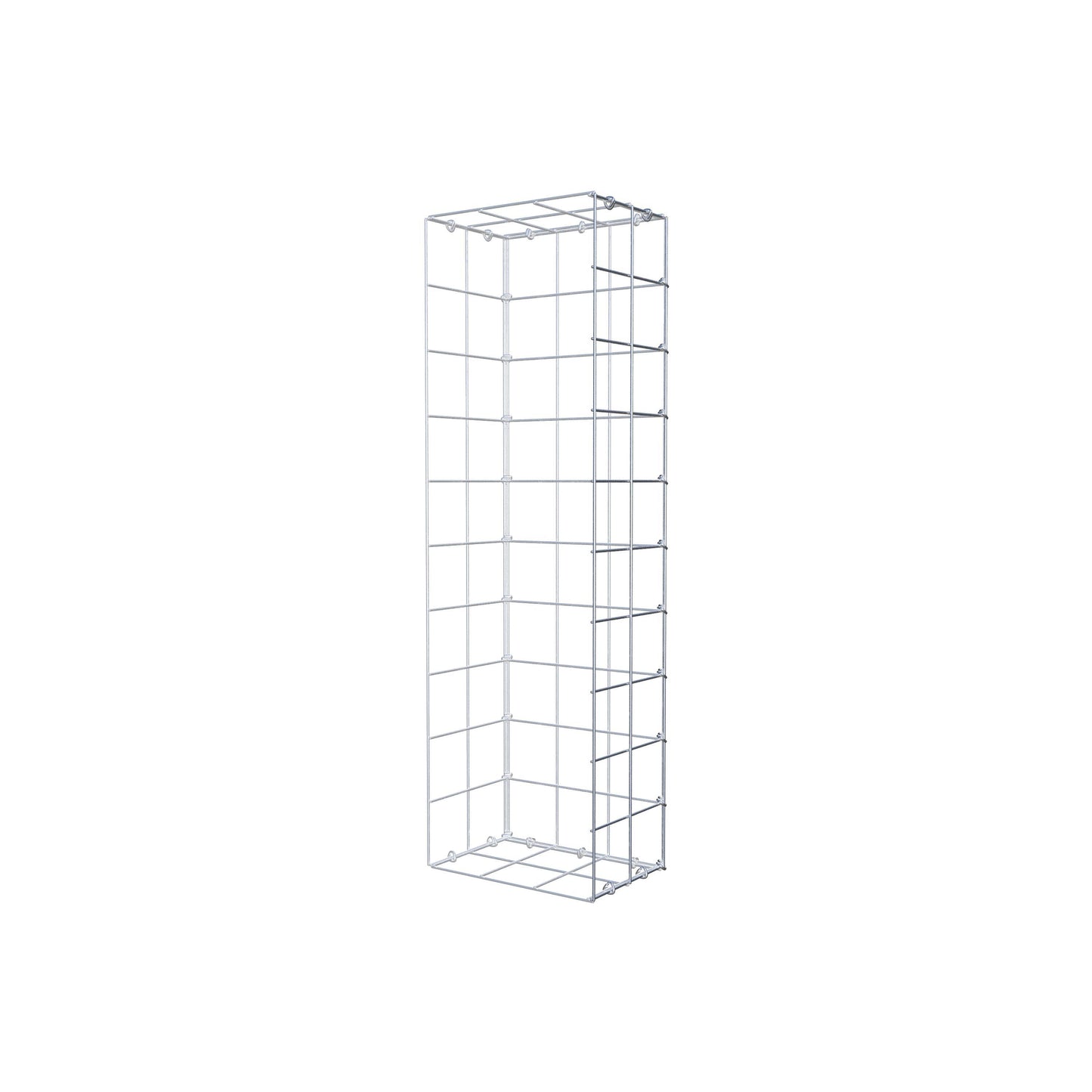 Gabião Tipo 2 100 cm x 20 cm x 30 cm (C x A x P), malhagem 10 cm x 10 cm, anel C