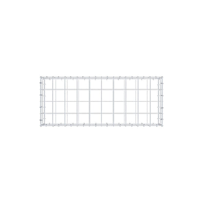 Gavión 100 cm x 20 cm x 40 cm (L x A x P), malla 10 cm x 10 cm, anillo en C