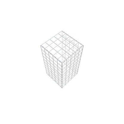 Pila adicional tipo 2 100 cm x 50 cm x 50 cm (L x A x P), malla 10 cm x 10 cm, anillo en C