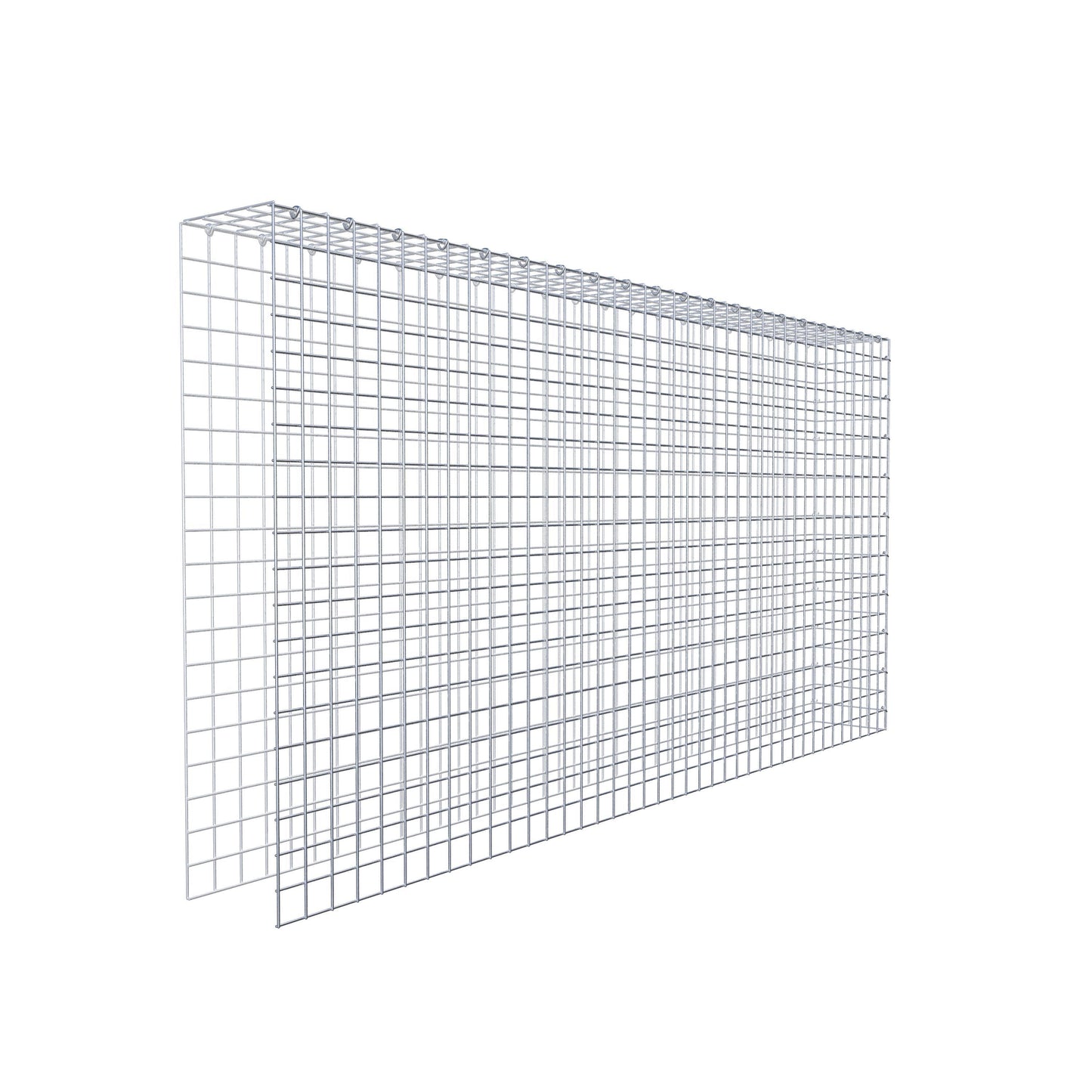 Extra gabion typ 4 200 cm x 100 cm x 20 cm (L x H x D), maskstorlek 5 cm x 5 cm, C-ring