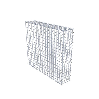 Gavión complementario tipo 2 100 cm x 90 cm x 20 cm (L x A x P), malla 5 cm x 5 cm, espiral