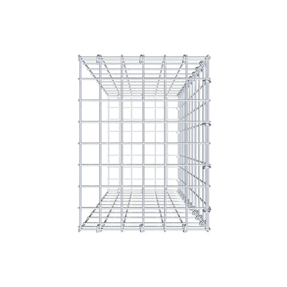 Fourche rapportée type 2 100 cm x 30 cm x 40 cm, mailles 5 cm x 10 cm, anneau en C