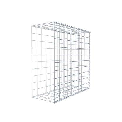 Grown-on gabion type 2 100 cm x 100 cm x 40 cm (L x H x D), mesh size 10 cm x 10 cm, spiral