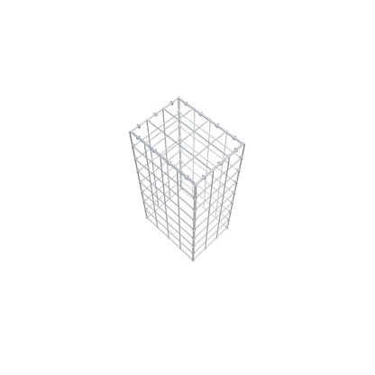 Pila adicional tipo 3 80 cm x 40 cm x 30 cm (L x A x P), malla 10 cm x 10 cm, anillo en C