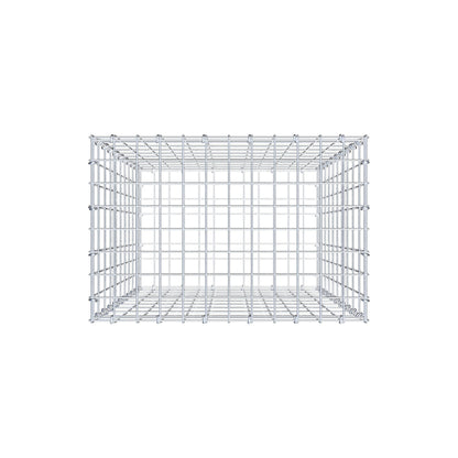 Gabione 100 cm x 60 cm x 40 cm (L x H x T), Maschenweite 5 cm x 10 cm, C-Ring
