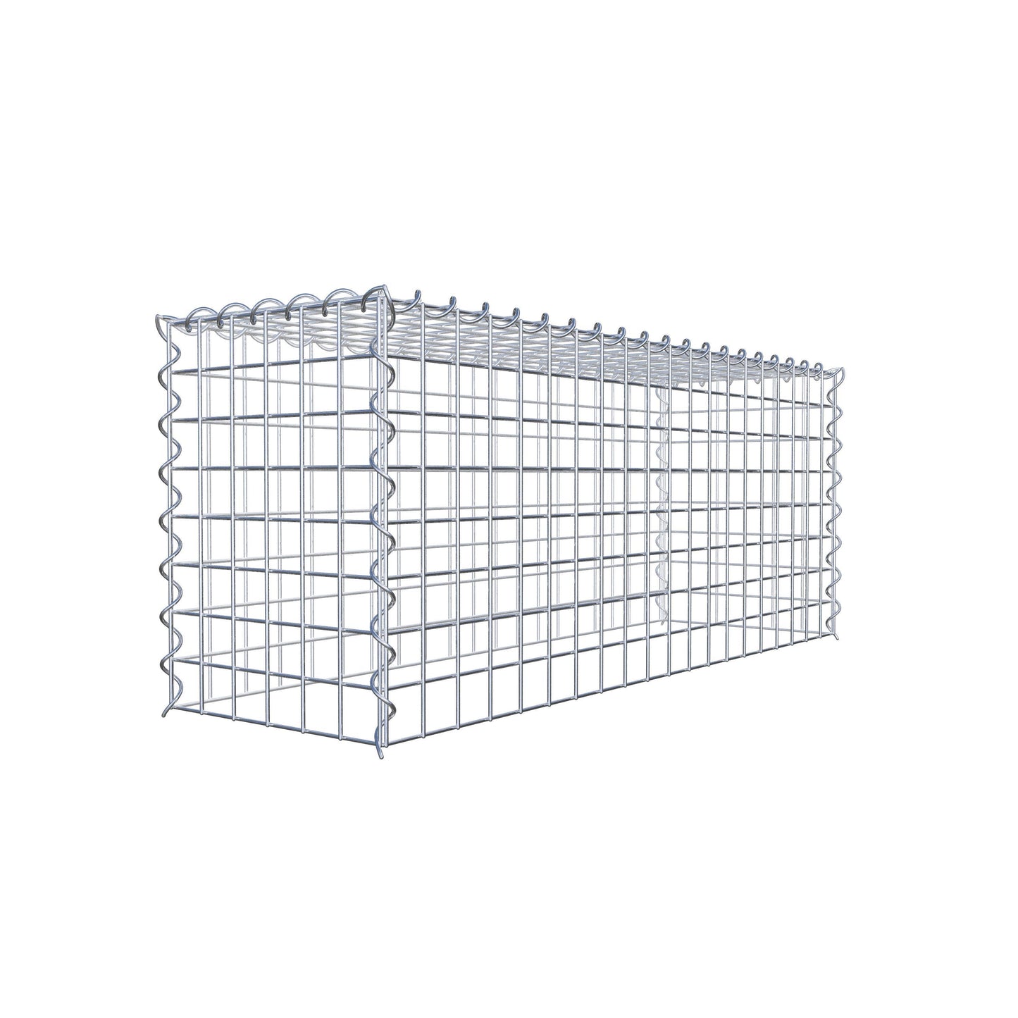 Add-on schanskorf type 3 100 cm x 40 cm x 30 cm (L x H x D), maaswijdte 5 cm x 5 cm, spiraalvormig