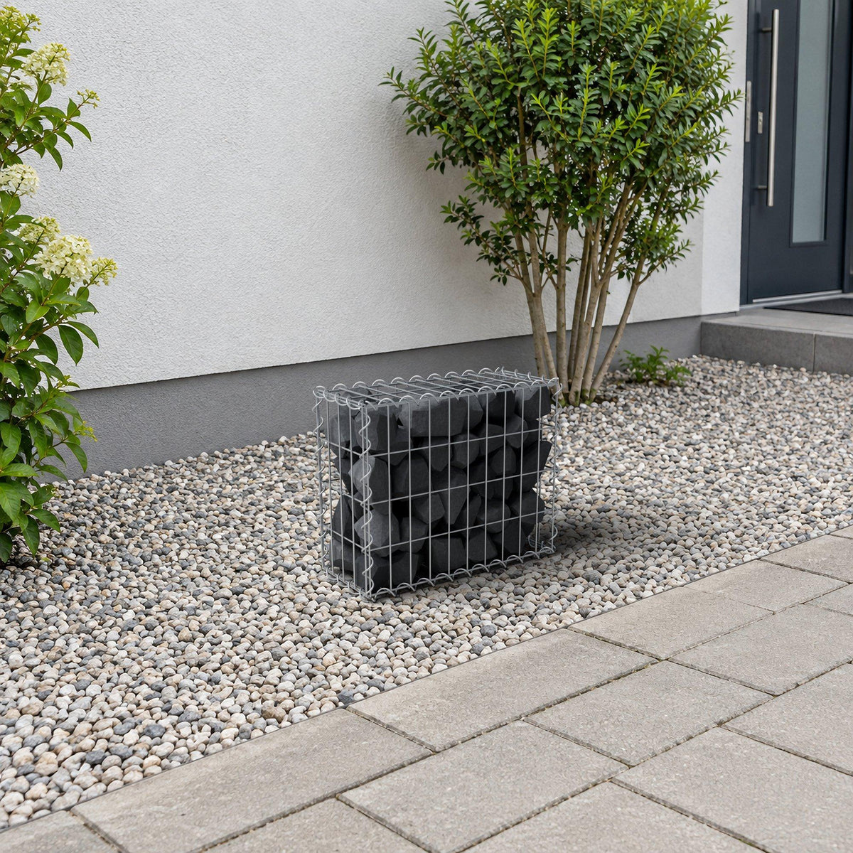 Gabion 50 cm x 40 cm x 20 cm (L x H x D), mesh size 5 cm x 10 cm, spiral