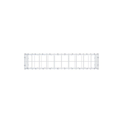 Gabion 100 cm x 30 cm x 20 cm (L x H x D), maskestørrelse 10 x 10 cm, spiralring