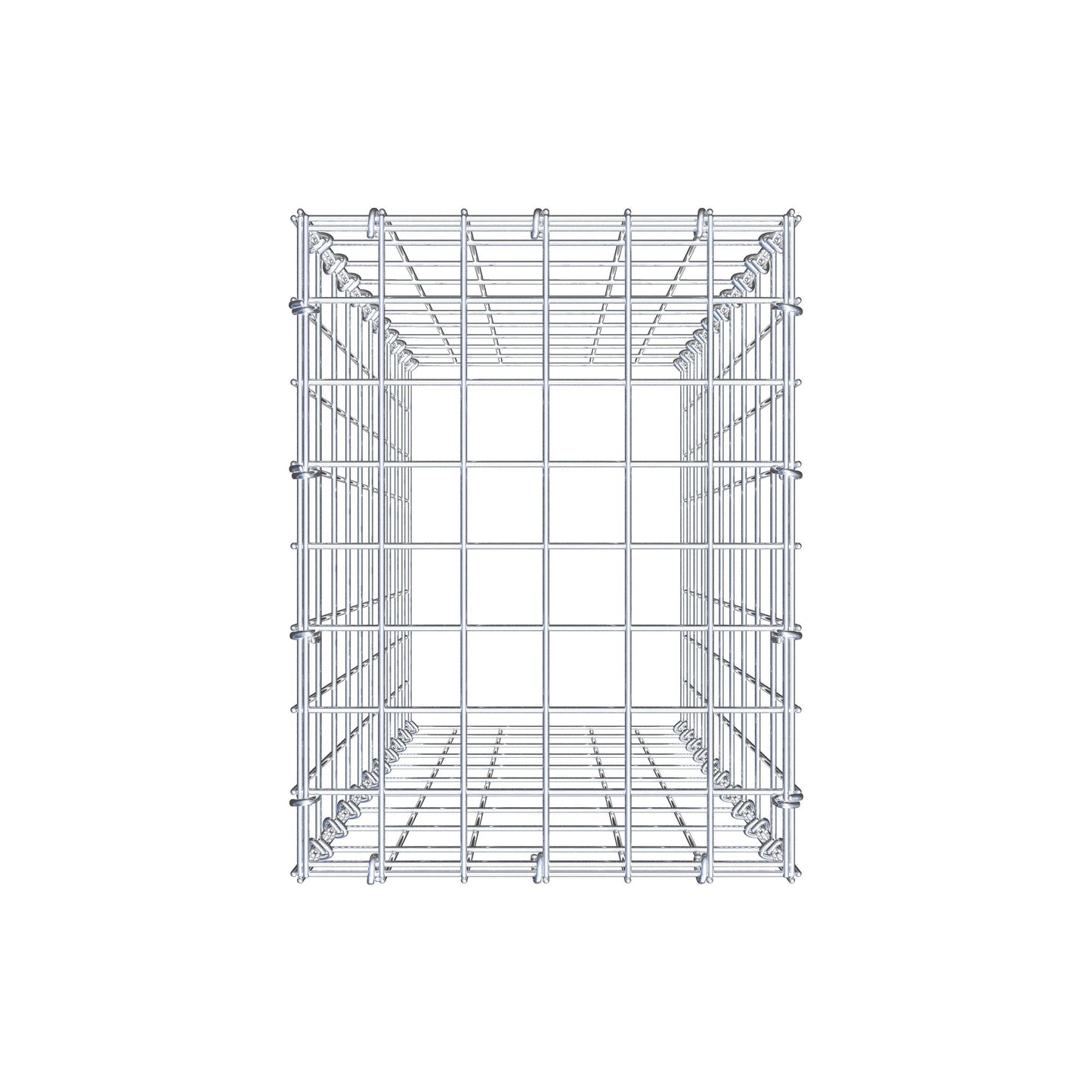 Gabbione aggiuntivo di tipo 3 100 cm x 30 cm x 40 cm (L x A x P), maglia 5 cm x 10 cm, anello a C