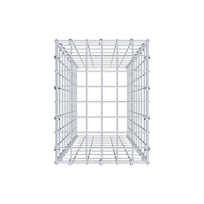 Gabbione aggiuntivo di tipo 3 100 cm x 30 cm x 40 cm (L x A x P), maglia 5 cm x 10 cm, anello a C