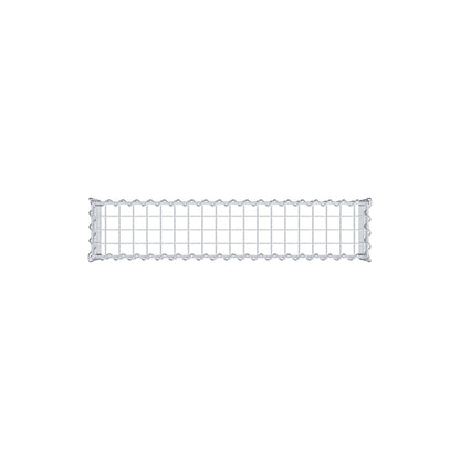 Gavión adulto tipo 3 100 cm x 20 cm x 20 cm (largo x alto x profundidad), tamaño de malla 5 cm x 5 cm, espiral