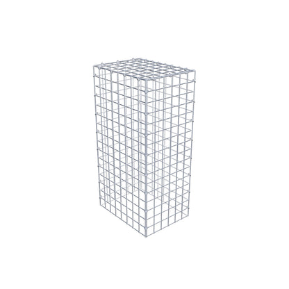 Pila adicional tipo 3 80 cm x 40 cm x 30 cm (L x A x P), malla 5 cm x 5 cm, anillo en C