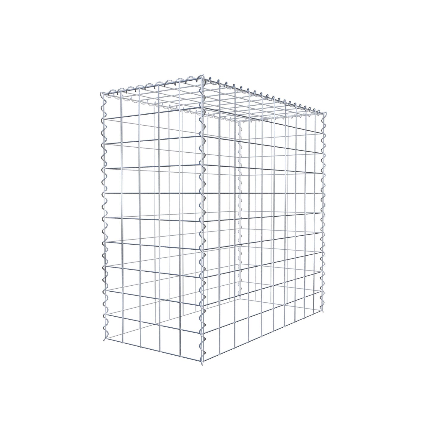 Gabião Tipo 3 100 cm x 100 cm x 50 cm (C x A x P), malhagem 10 cm x 10 cm, espiral