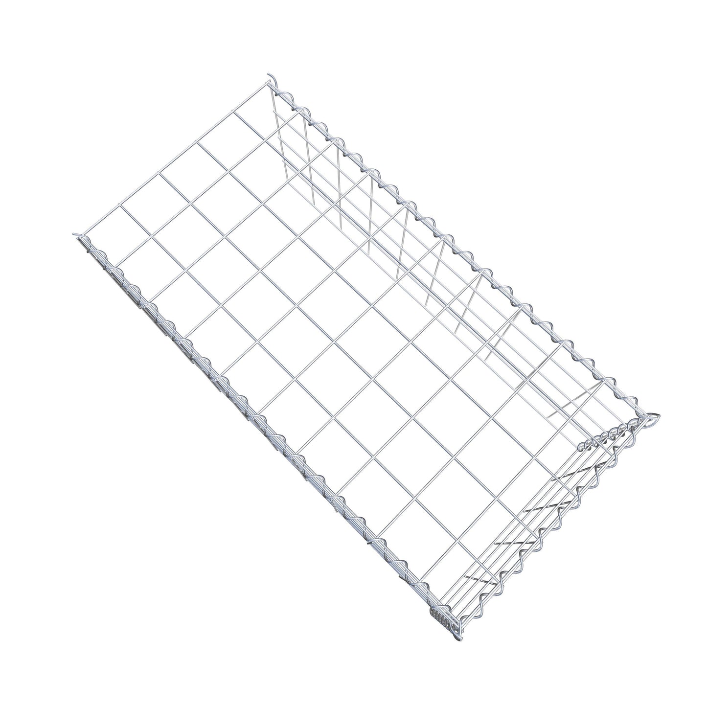 Anbaugabione Typ 4 100 cm x 40 cm x 50 cm (L x H x T), Maschenweite 10 cm x 10 cm, Spirale
