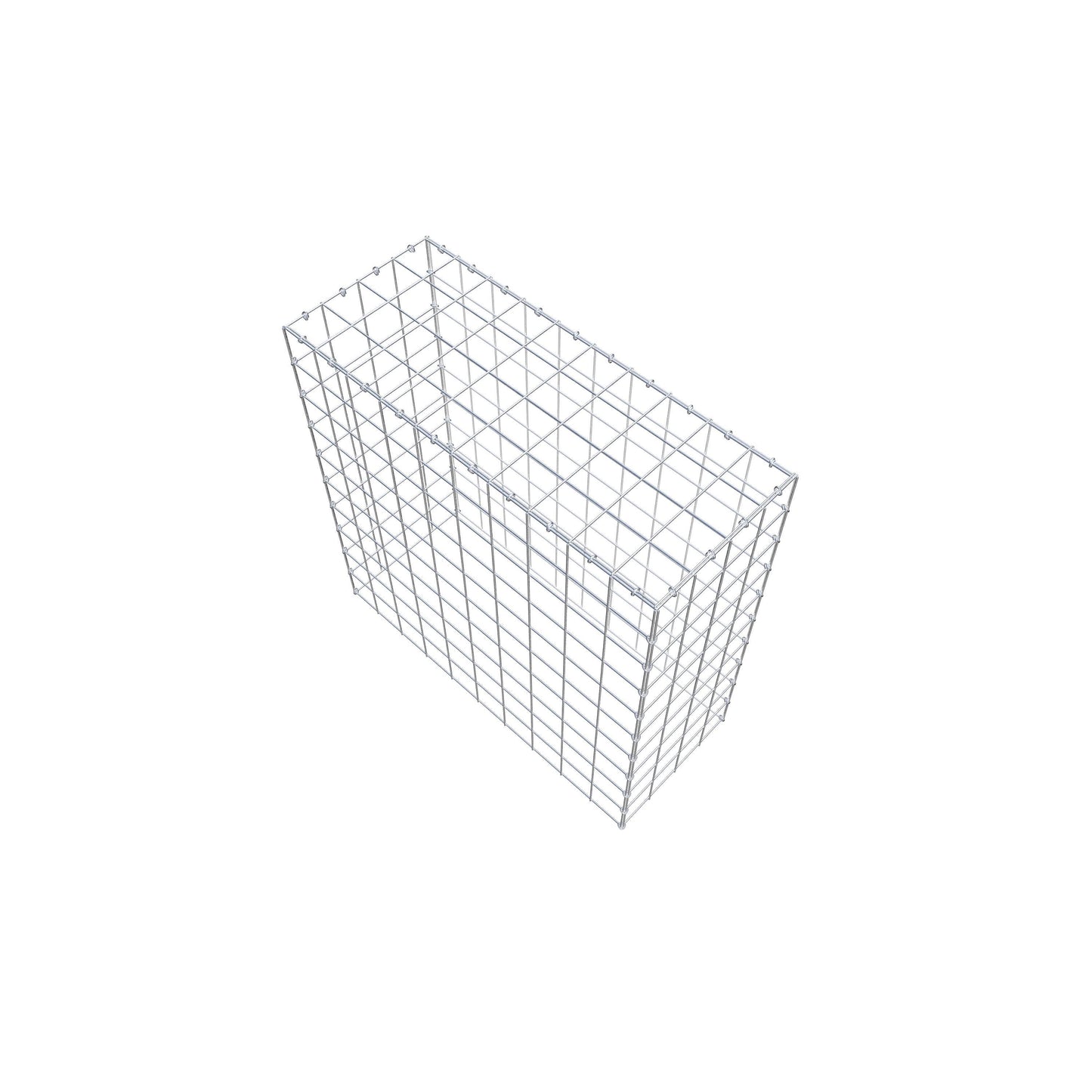 Gavión complementario de tipo 3 100 cm x 100 cm x 40 cm (L x A x P), malla 10 cm x 10 cm, anillo en C