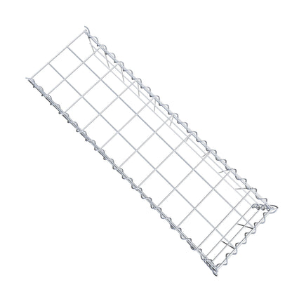 Add-on schanskorf type 4 100 cm x 20 cm x 30 cm (L x H x D), maaswijdte 10 cm x 10 cm, spiraal