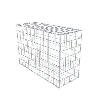 Gabion 100 cm x 70 cm x 40 cm (L x H x P), mailles 10 x 10 cm, anneau en spirale