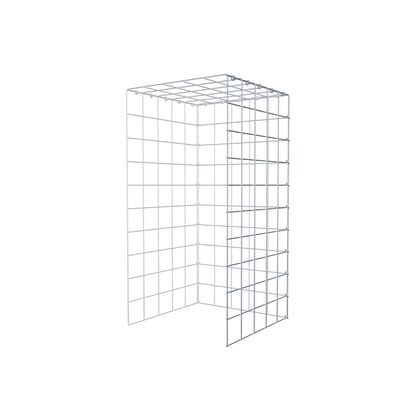 Gavión adicional tipo 4 100 cm x 50 cm x 50 cm (L x A x P), malla 10 cm x 10 cm, anillo en C