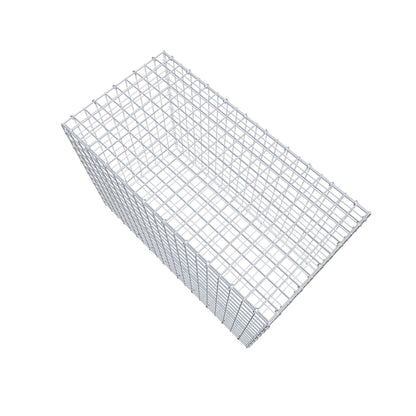 Gavión 100 cm x 70 cm x 50 cm (L x A x P), luz de malla 5 cm x 5 cm, anillo en C