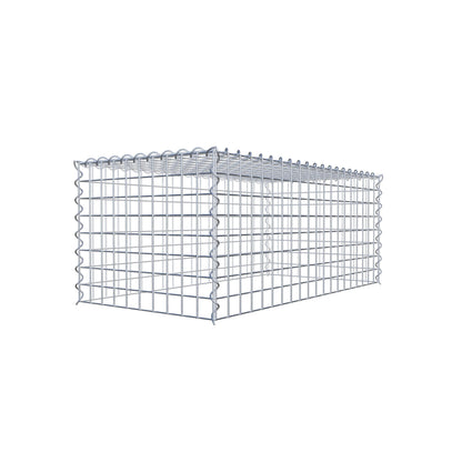 Gavión complementario tipo 3 100 cm x 40 cm x 50 cm (L x A x P), malla 5 cm x 5 cm, espiral