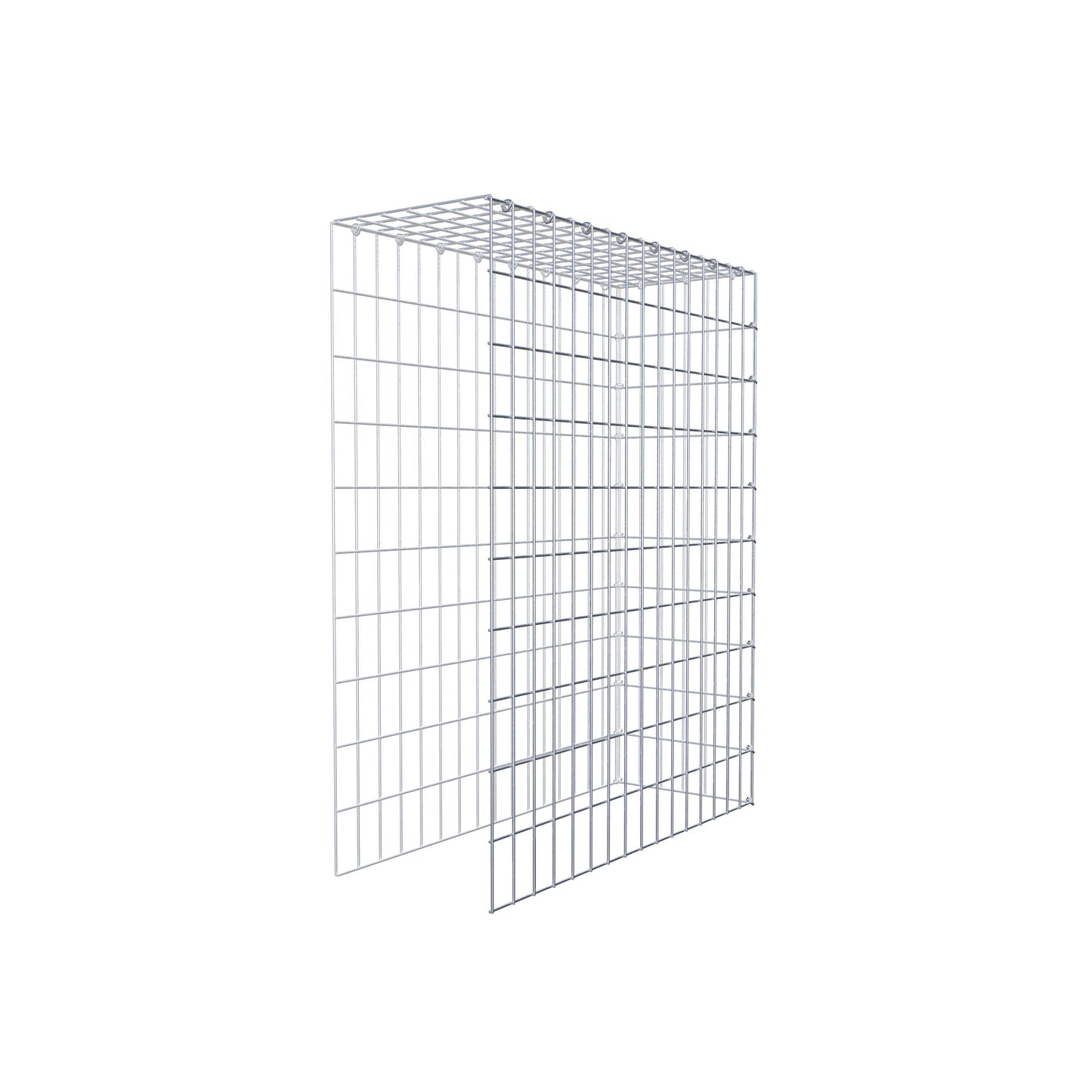 Anbaugabione Typ 4 100 cm x 80 cm x 30 cm (L x H x T), Maschenweite 5 cm x 10 cm, C-Ring