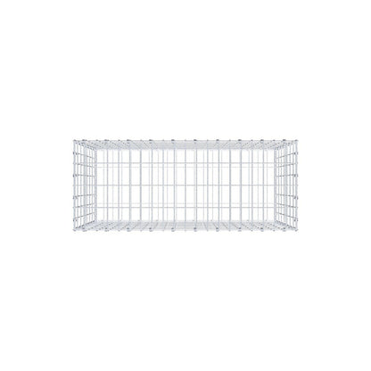 Gabbione 100 cm x 70 cm x 40 cm (L x H x P), maglia 5 x 10 cm, anello a spirale