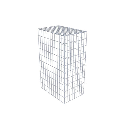 Type 4 oplegkorf 100 cm x 60 cm x 40 cm (L x H x D), maaswijdte 5 cm x 10 cm, C-ring