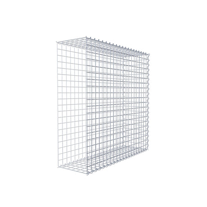 Grown-on gabion type 2 100 cm x 100 cm x 30 cm (L x H x D), mesh size 5 cm x 5 cm, spiral