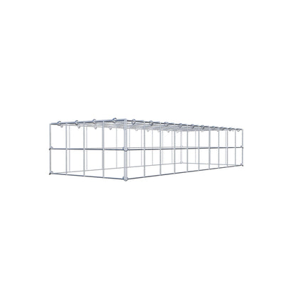Gavión complementario de tipo 3 100 cm x 20 cm x 40 cm (L x A x P), malla 10 cm x 10 cm, anillo en C