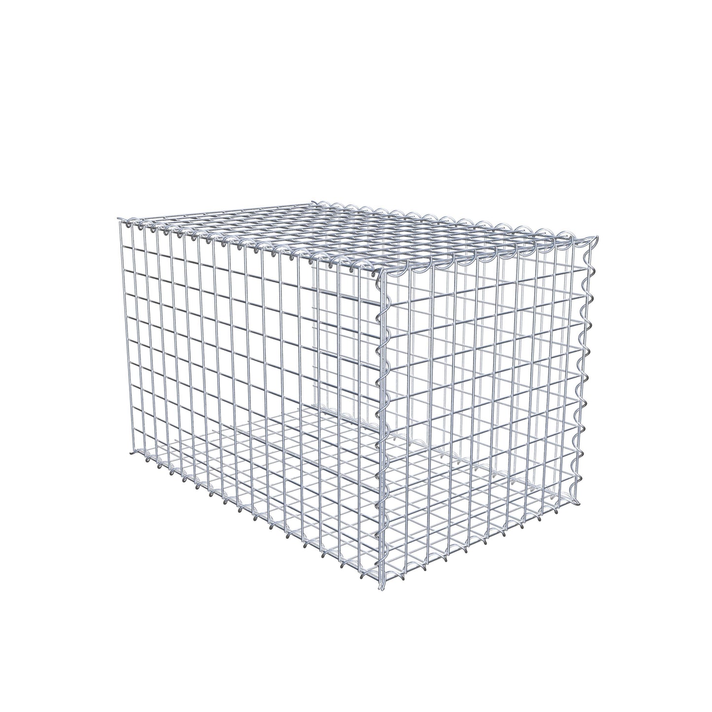 Gavión complementario tipo 2 80 cm x 50 cm x 50 cm (L x A x P), malla 5 cm x 5 cm, espiral
