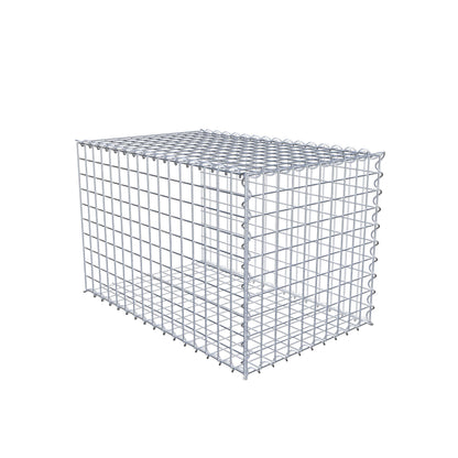 Gavión complementario tipo 2 80 cm x 50 cm x 50 cm (L x A x P), malla 5 cm x 5 cm, espiral