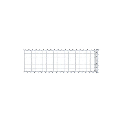 Gavión complementario tipo 4 100 cm x 30 cm x 30 cm (L x A x P), malla 5 cm x 10 cm, espiral