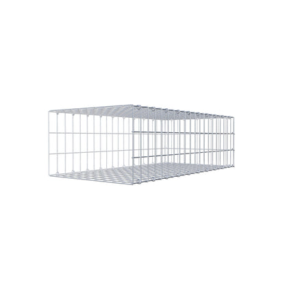 Fourche rapportée type 2 100 cm x 30 cm x 50 cm, mailles 5 cm x 10 cm, anneau en C