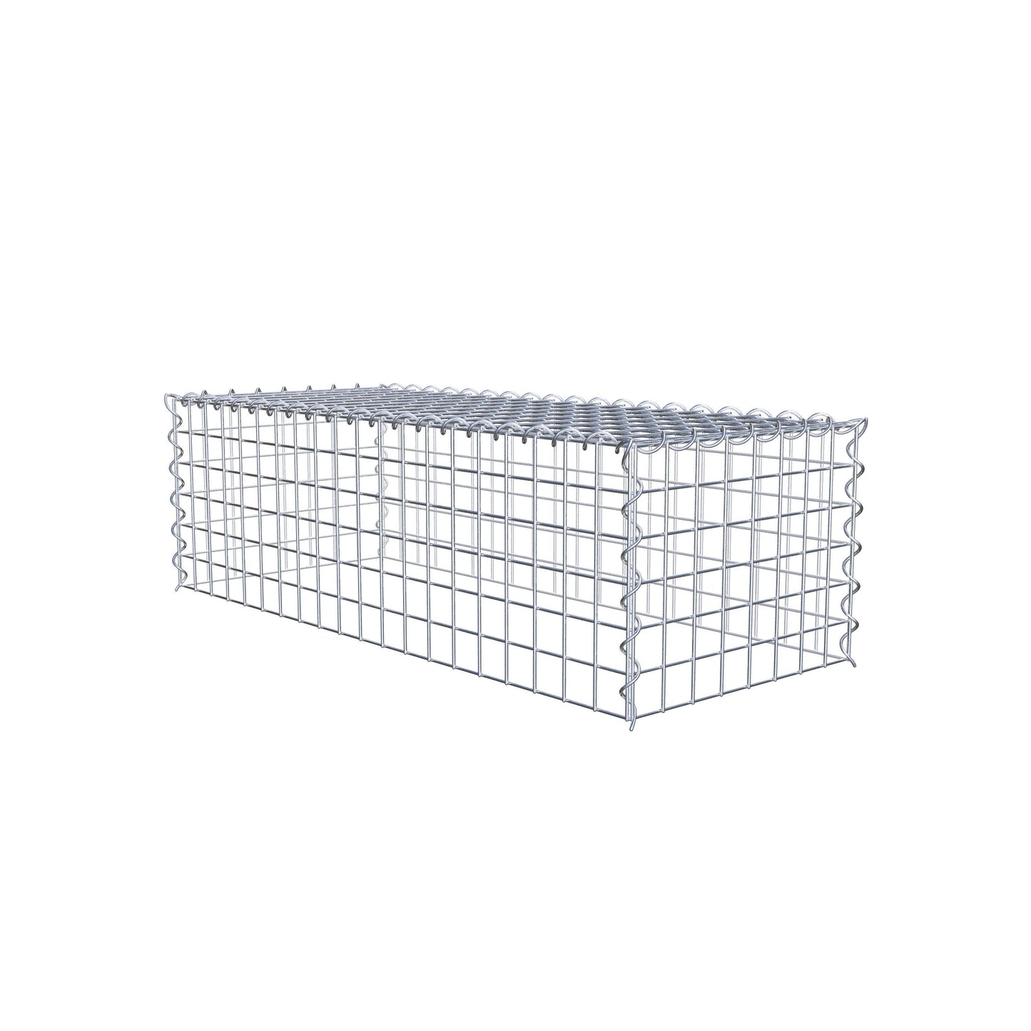 Gavión complementario tipo 3 100 cm x 30 cm x 40 cm (L x A x P), malla 5 cm x 5 cm, espiral