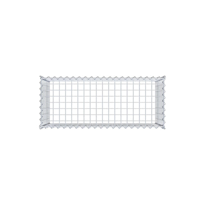 Gabion rapporté type 3 100 cm x 50 cm x 40 cm (L x H x P), mailles 5 cm x 5 cm, spirale
