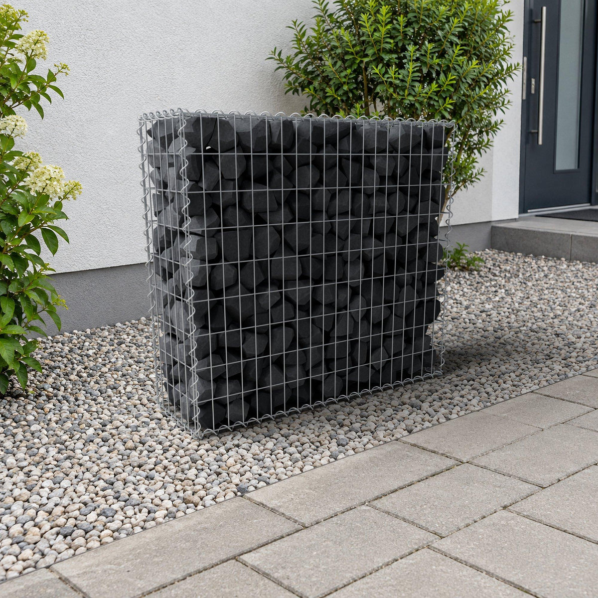 Gabbione 100 cm x 90 cm x 30 cm (L x H x P), maglia 5 cm x 10 cm, spirale