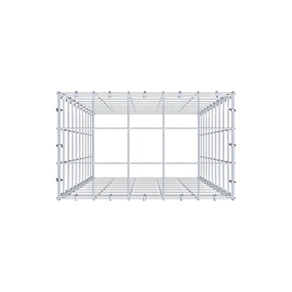 Gabião Tipo 3 100 cm x 50 cm x 30 cm (C x A x P), malhagem 10 cm x 10 cm, anel C