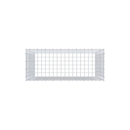 Mounted gabion type 3 100 cm x 90 cm x 40 cm (L x H x D), mesh size 5 cm x 5 cm, C-ring