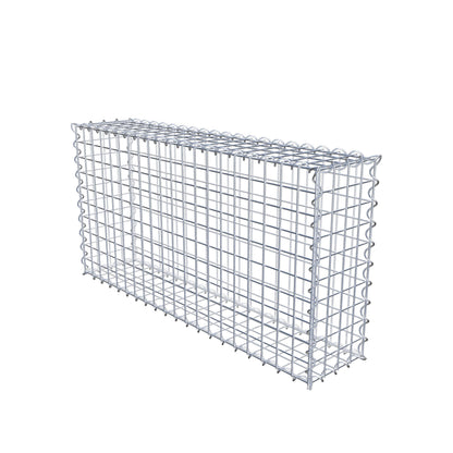 Set van 2 schanskorven 100 cm x 50 cm x 20 cm (L x H x D), maaswijdte 5 x 5 cm, spiraalvormig