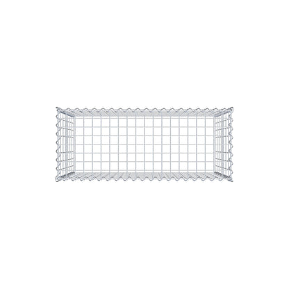 Gabião tipo 3 100 cm x 70 cm x 40 cm (C x A x P), malhagem 5 cm x 10 cm, espiral