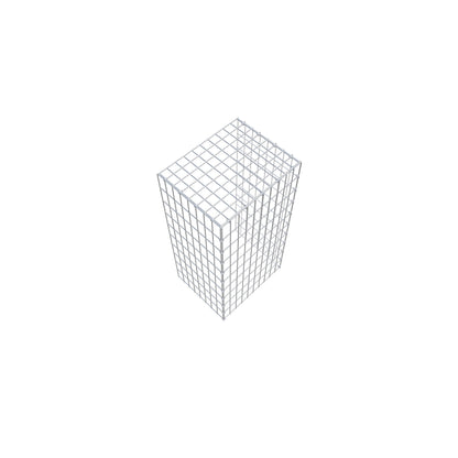 Pila adicional tipo 4 100 cm x 40 cm x 50 cm (L x A x P), malla 5 cm x 10 cm, anillo en C