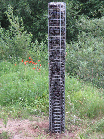 Columna de gaviones diámetro 37 cm MW 5 x 5 cm redonda
