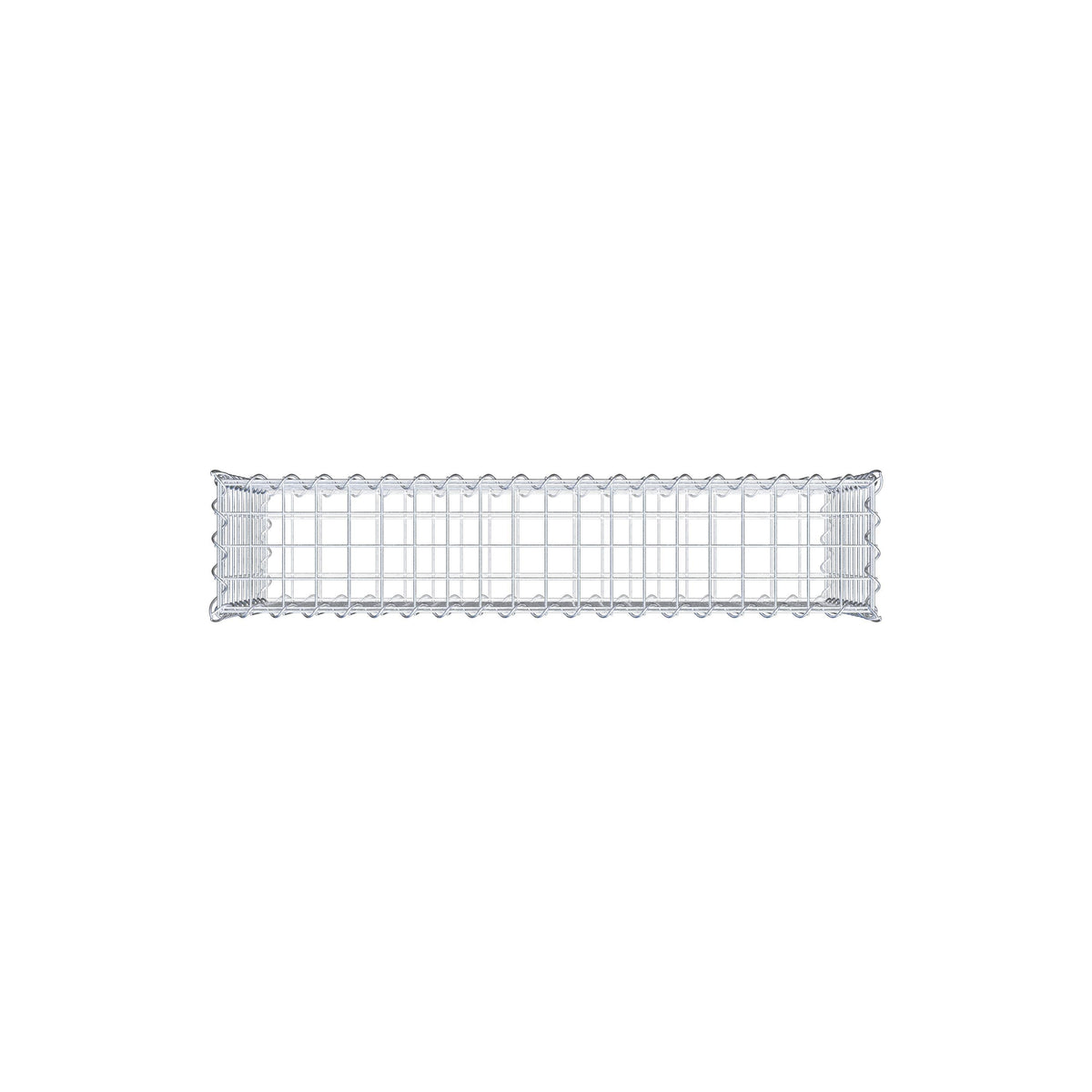 Gabion 100 cm x 50 cm x 20 cm (L x H x D), mesh size 5 cm x 5 cm, spiral