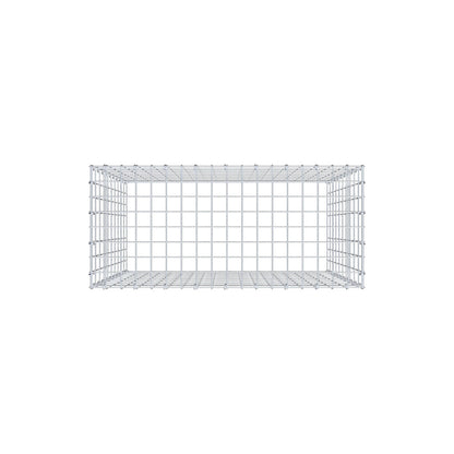 Anbaugabione Typ 3 100 cm x 90 cm x 40 cm (L x H x T), Maschenweite 5 cm x 10 cm, C-Ring