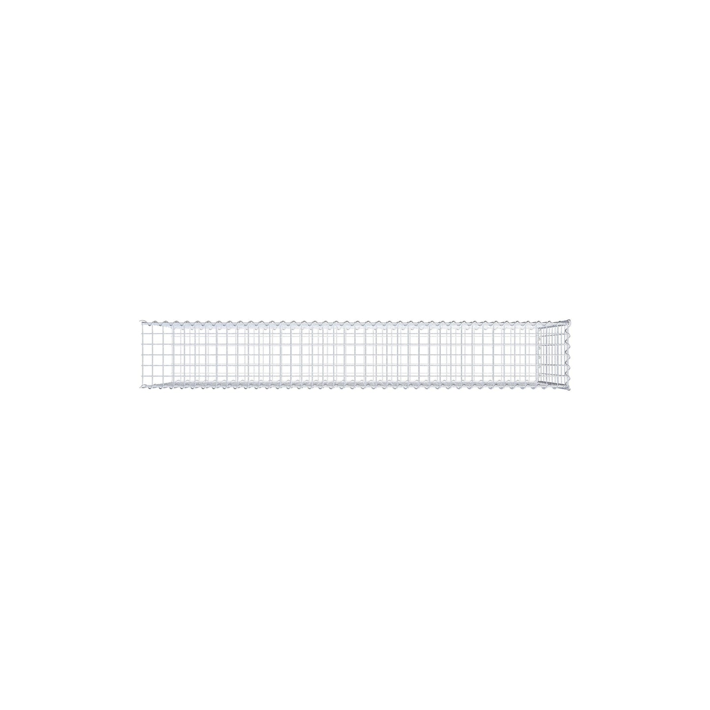 Gabião tipo 2 200 cm x 100 cm x 30 cm (C x A x P), malhagem 5 cm x 10 cm, espiral