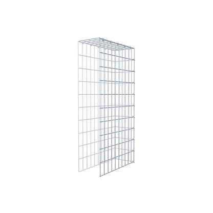 Gabião Tipo 4 100 cm x 50 cm x 20 cm (C x A x P), malhagem 5 cm x 10 cm, anel C