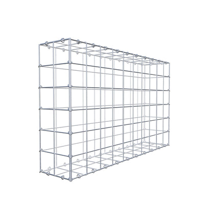 Gabion 100 cm x 60 cm x 20 cm (L x H x P), mailles 10 cm x 10 cm, anneau en C