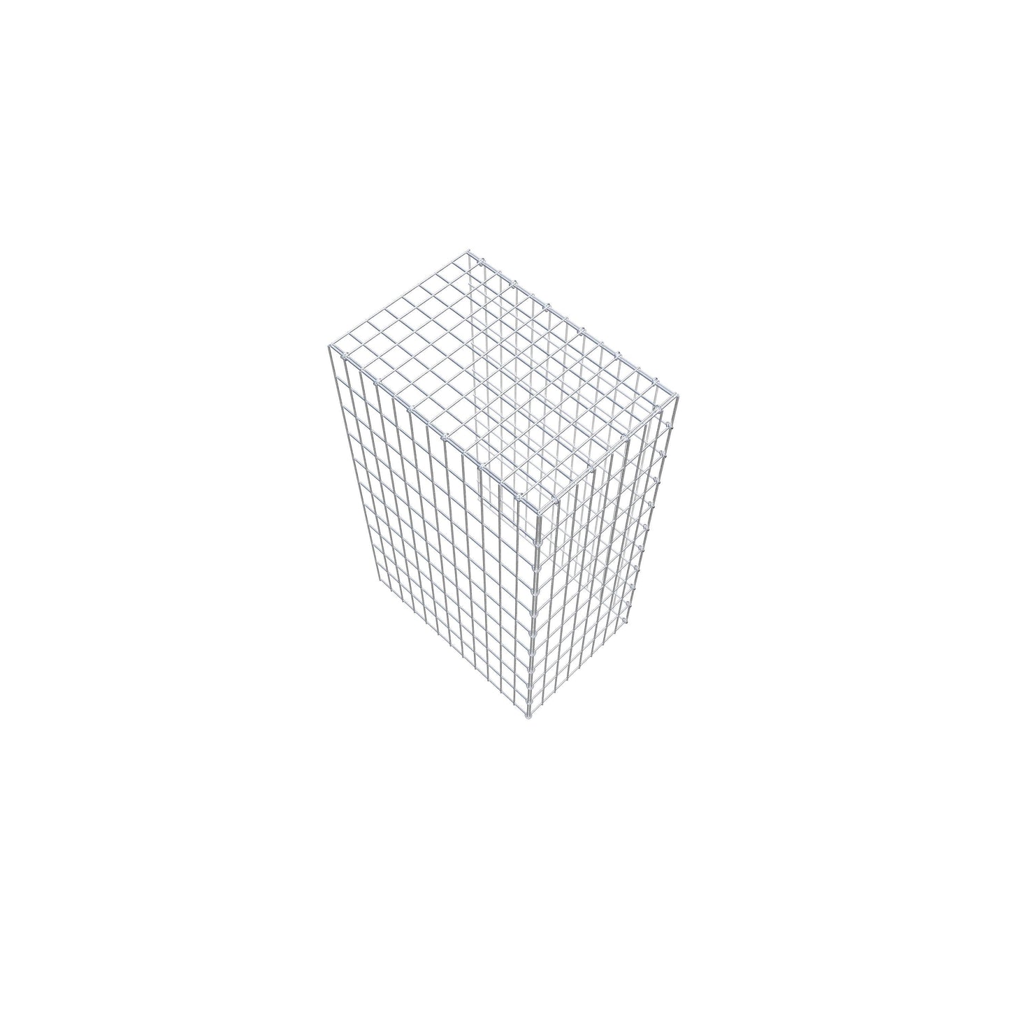 Type 4 oplegkorf 100 cm x 60 cm x 40 cm (L x H x D), maaswijdte 5 cm x 10 cm, C-ring