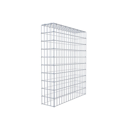 Gavión complementario de tipo 3 100 cm x 80 cm x 20 cm (largo x alto x fondo), malla 5 cm x 10 cm, anillo en C